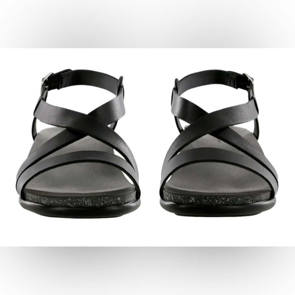SAS Nouveau Black Leather Open Toe Casual Slingback Sandal-Women’s Sz 10.5M-NWOB - Picture 3 of 16